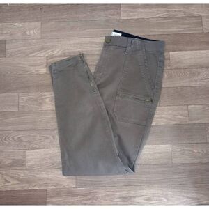 Knox Rose dark brown, mid rise, stretch cargo, pants, jeggings .Size 12